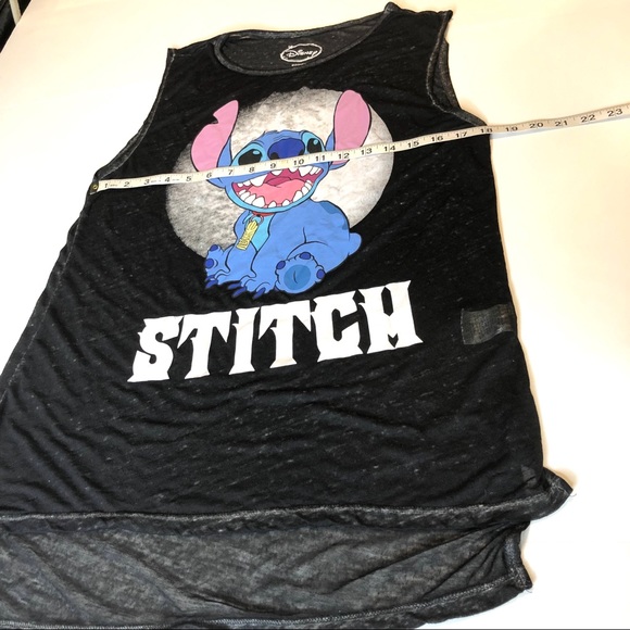 Disney Stitch High Low Muscle Tee.  004 - Picture 3 of 5